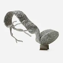 Erik Levine, Foglet 71430, 2000, aluminum