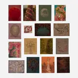 Melissa Gwyn Miller, Untitled (sixteen works), 1994-96, oil on board