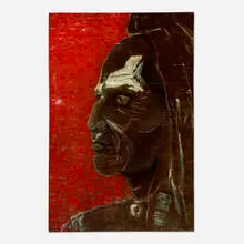 Johnny Depp, Untitled, 2008, mixed media on canvas