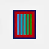 Richard Anuszkiewicz, Untitled (Annual Edition), 1972, screenprint on acrylic