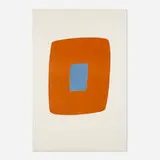 Ellsworth Kelly, Orange with Blue