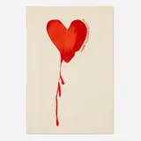 Jim Dine, Red Design for Satin Heart (from the The Picture of Dorian Gray Edition B portfolio), 1968, etching