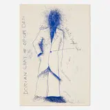 Jim Dine, Dorian Gray at Opium Den (from the The Picture of Dorian Gray Edition C portfolio), 1968, etching in colors on Velin Arches