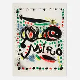 Joan Miró, Philadelphia Museum of Art exhibition poster, 1966, lithograph in colors on Arches