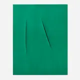 Lucio Fontana, Concetto spaziale (for XXe Siècle No. 12), 1959, pochoir in colors