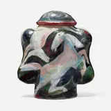 Rudy Autio, Untitled (Horses Vessel), c. 1995, glazed stoneware