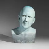 John Woodward, Vacant, 1991-93, acrylic paint on low-fired whiteware