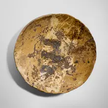 Untitled (Plate) by Peter Voulkos, 1996, stoneware with glazes and slips, sold Oct 2025