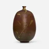 Peter Voulkos, Early and Large rice bottle, c. 1952, glazed stoneware