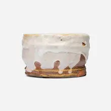 Untitled (Tea Bowl) by Peter Voulkos, 1993, glazed stoneware, sold Oct 2025