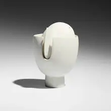 Ruth Duckworth, Untitled, 1989, bisque porcelain in two parts