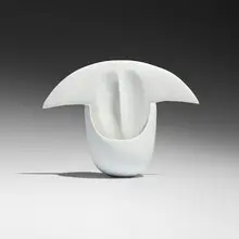 Ruth Duckworth, Untitled, 1998, bisque porcelain in two parts