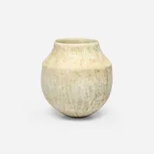 Tall Shouldered Vessel by John Ward, c. 1995, glazed stoneware, sold Oct 2025