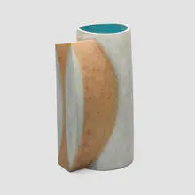 Ken Eastman, Untitled Pot, 1993, earthenware with brushed glaze