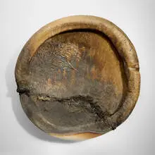 Peter Callas, Charger, 1998, anagama-fired stoneware