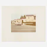 Robert Bechtle, '64 Chrysler, 1971, lithograph in colors