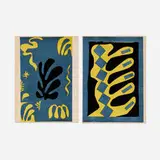 Henri Matisse, Untitled (two works for XXe Siècle No. 4), 1954, lithograph in colors