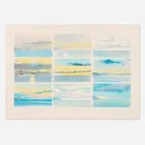 Milton Glaser, Mexican Skies, 1983, lithograph in colors on Arches