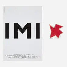 Pin; Kunsthalle Düsseldorf exhibition poster by Imi Knoebel, enamel on sterling silver, screenprint, sold Oct 2025