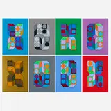 Victor Vasarely, Sonora, 1971, screenprint in colors