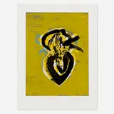 Melvin Edwards, Premonitions, 2007, screenprint in colors on Arches