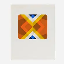 Marko Spalatin, Rombus VI, screenprint in colors