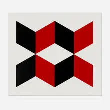 Nassos Daphnis, SS-20-78, 1978, screenprint in colors