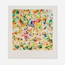 John Chamberlain, Seawater #63, 1998, screenprint in colors
