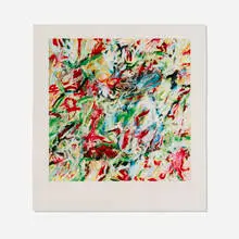 John Chamberlain, Seawater #45, 1998, screenprint in colors