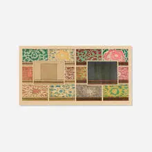 Peter Halley, Cell with Explosions (diptych), 1993, relief halftone in colors