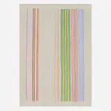 Gene Davis, Royal Curtain, 1980, screenprint in colors on Arches