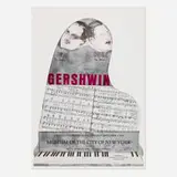 Larry Rivers, Gershwin Brothers, 1968, offset lithograph in colors