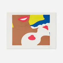 Nude by Tom Wesselmann, lithograph in colors, sold Oct 2025