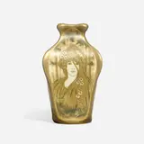 Amphora portrait vase with a maiden by Stellmacher Nikolaus Kannhäuser, sold Nov 2023
