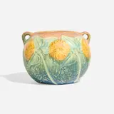 Roseville Pottery, Sunflower vase, model 213-4