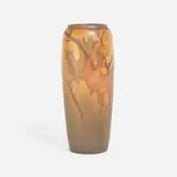 Rare Painted Mat vase with oak leaves and acorns by Harriet Elizabeth Wilcox for Rookwood Pottery, sold Nov 2023