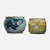 E. & W. Bennett Pottery, Jardinières, set of two