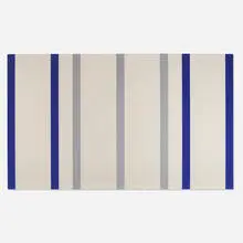 Andreas Brandt, Dunkelblau - Grau, 1975, oil on canvas in artist's frame