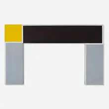 Edwin Ruda, Fermi's Trolley, 1968, acrylic on canvas