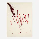 Bill Alpert, Untitled, ink and acrylic on paper laid to board