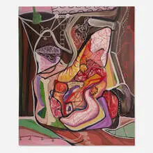 Untitled by Jakub Julian Ziółkowski, 2008, oil on canvas, sold May 2024