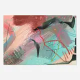 Lamar Briggs, After Plum Island #4, monotype in colors