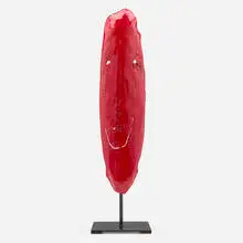 William J. O'Brien, Red Face, 2011, powder-coated steel