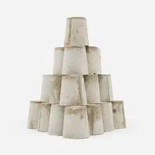 Tony Feher, Permanent Sand Castle, 1993, cast sand mix