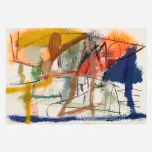 William Quigley, Untitled, 1989, acrylic, charcoal, spray paint and graphite on paper