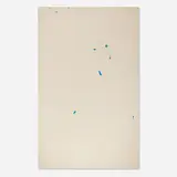 John Allmaier, Untitled (Six Blue Points), 2011, graphite and gouache on paper