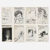 Raymond Pettibon, Collection of eight zines, 1985-92, staple-bound offset lithographs