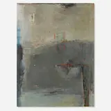 Judith Streeter, In Transit, 1992, mixed media on panel