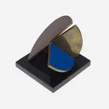Fletcher Benton, Untitled, 1978, bronze, enameled bronze, patinated bronze