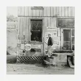 O. Winston Link, Tom Garver at the General Store, Husk (Nella), North Carolina, gelatin silver print
